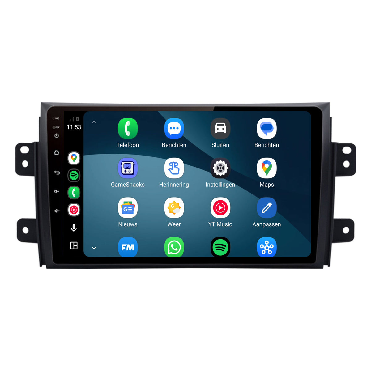 Suzuki SX4 CarPlay & Android Auto Radio | 2006 bis 2011 | 9 Zoll | Android 15 | CTX-7315