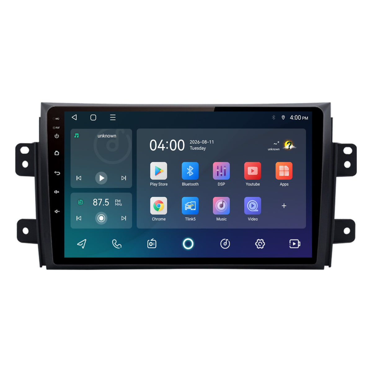 Suzuki SX4 CarPlay & Android Auto Radio | 2006 bis 2011 | 9 Zoll | Android 15 | CTX-7315