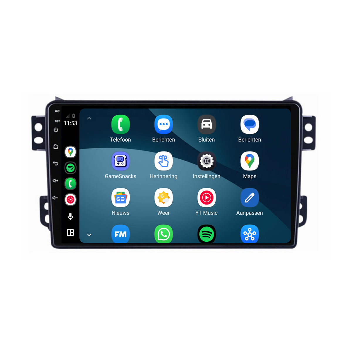 Suzuki Splash CarPlay & Android Auto radio | 2008 t/m 2015 | 9 inch | Android 15 | CTX-7244