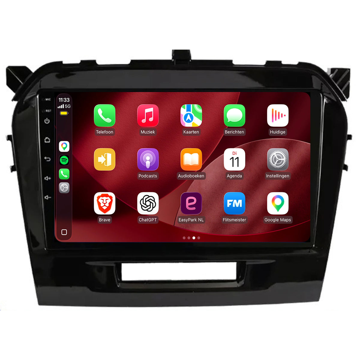 Radio con CarPlay y Android Auto para Suzuki Vitara | 2015 a 2023 | 9 pulgadas | Android 15 | CTX-7125