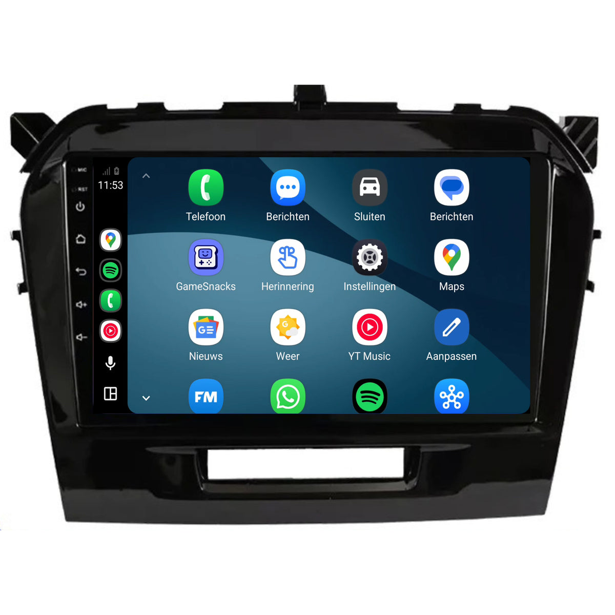 Radio con CarPlay y Android Auto para Suzuki Vitara | 2015 a 2023 | 9 pulgadas | Android 15 | CTX-7125