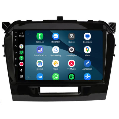 Autoradio CarPlay & Android Auto pour Suzuki Vitara | 2015 à 2023 | 9 pouces | Android 15 | CTX-7125