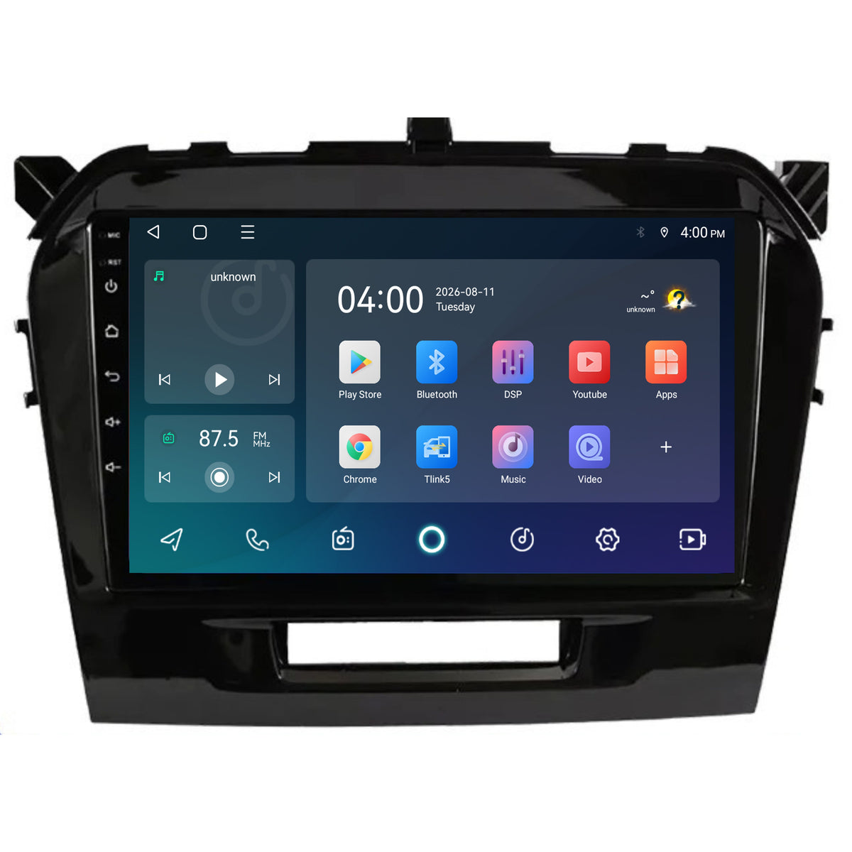 Radio con CarPlay y Android Auto para Suzuki Vitara | 2015 a 2023 | 9 pulgadas | Android 15 | CTX-7125