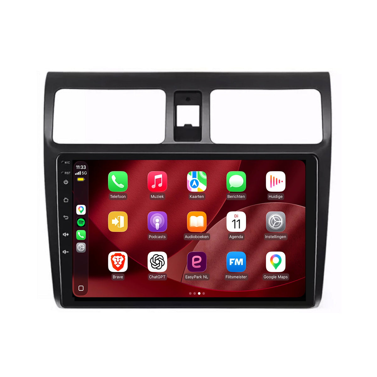 Suzuki Swift CarPlay & Android Auto radio | 2004 to 2010 | 10 inch | Android 15