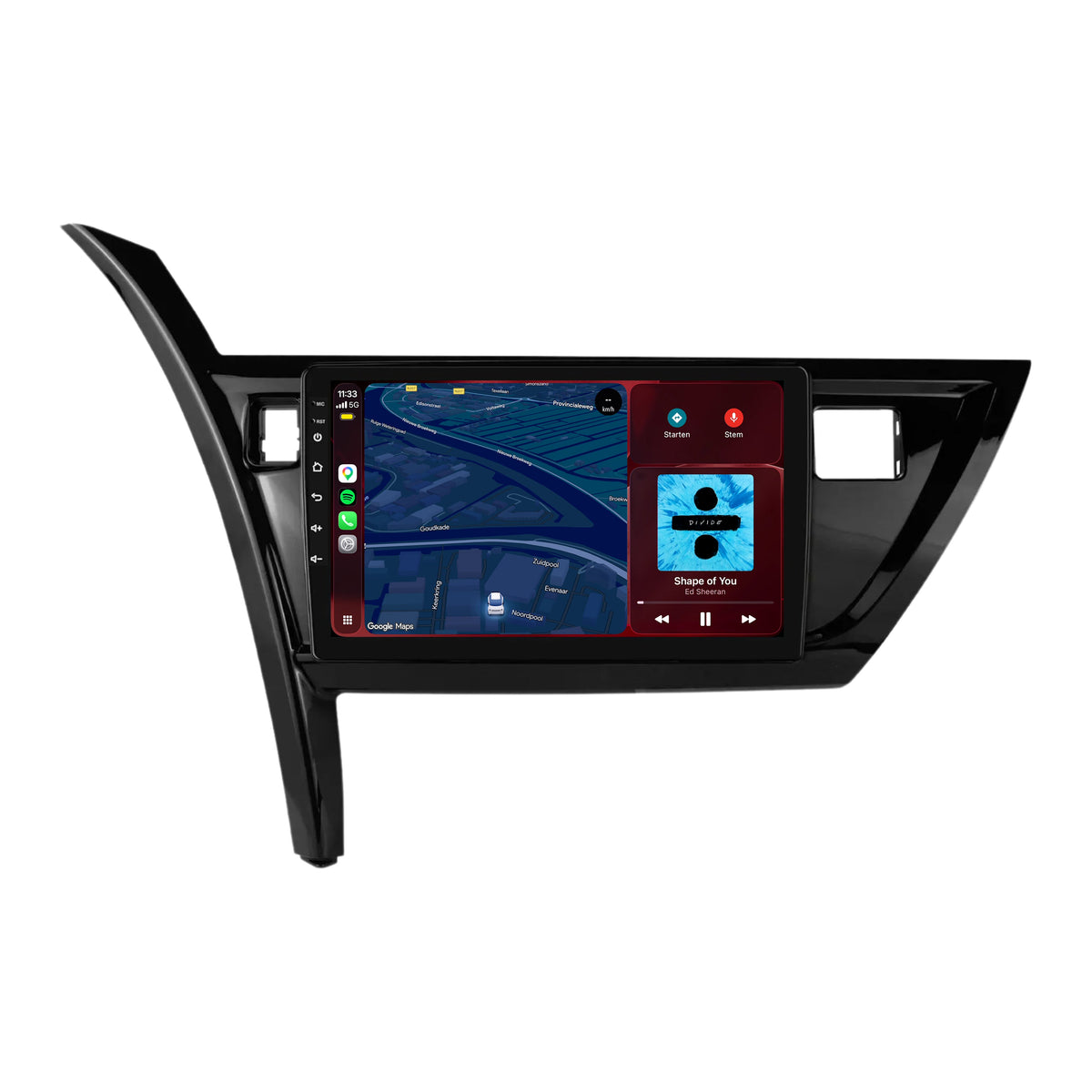 Toyota Auris CarPlay & Android Auto Radio | 2013 bis 2015 | 9 Zoll | Android 15 | CTX-7511