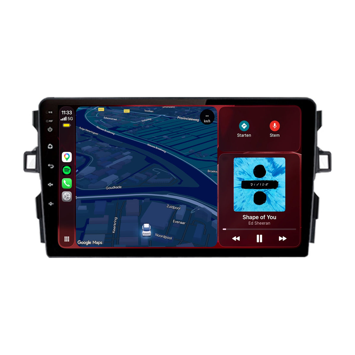 Autoradio CarPlay & Android Auto pour Toyota Auris | 2006 à 2012 | 10 pouces | Android 15 | CTX-7288