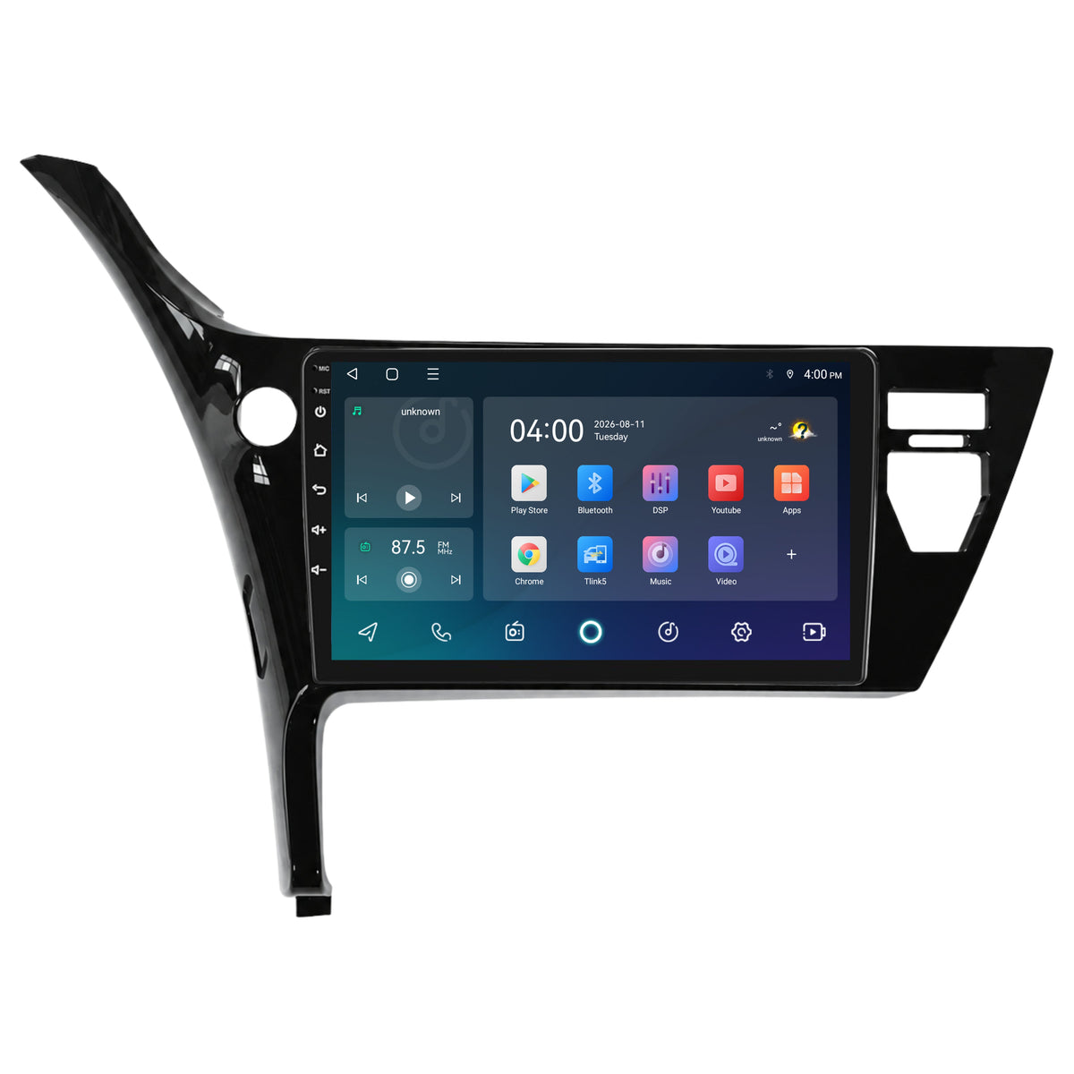 Toyota Auris Hybride CarPlay & Android Auto radio | 2015 to 2019 | 10 inch | Android 15 | CTX-7456