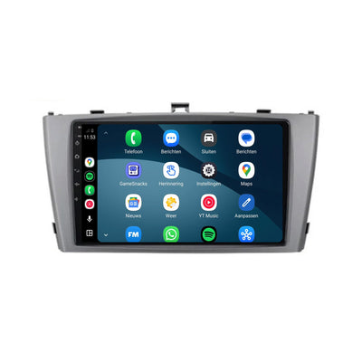 Toyota Avensis CarPlay & Android Auto radio | 2009 t/m 2014 | 9 inch | Android 15