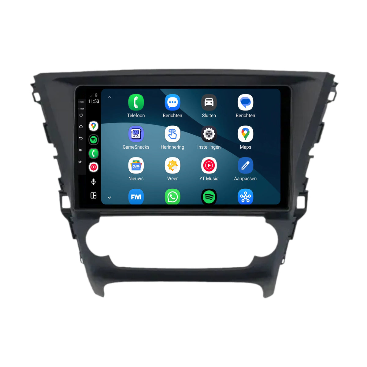 Toyota Avensis CarPlay & Android Auto radio | 2015 to 2018 | 9 inch | Android 15 | CTX-7220