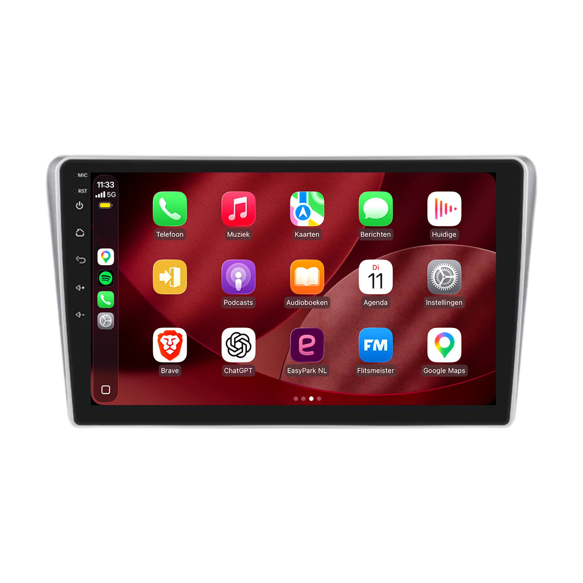 Toyota Avensis T25 CarPlay & Android Auto radio | 2003 t/m 2008 | 9 inch | Android 15 | CTX-7458