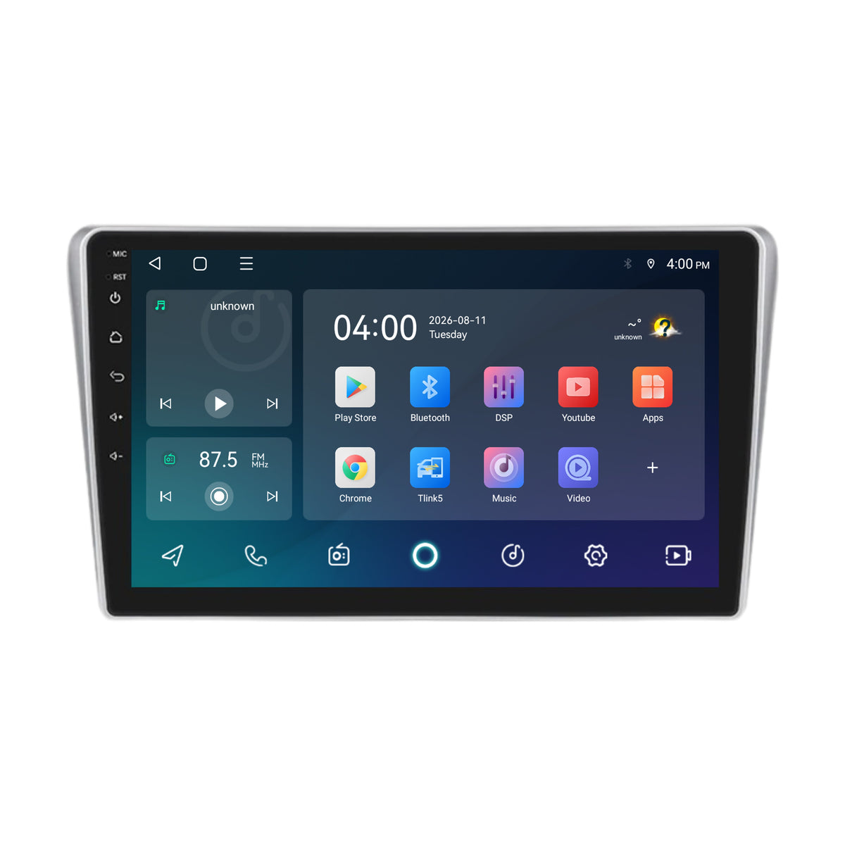 Toyota Avensis T25 CarPlay & Android Auto radio | 2003 t/m 2008 | 9 inch | Android 15 | CTX-7458