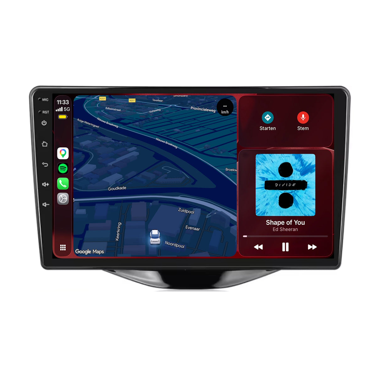 Autoradio CarPlay & Android Auto pour Toyota Aygo | 2015 à 2021 | 9 pouces | Android 15