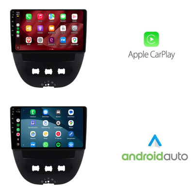 Toyota Aygo CarPlay & Android Auto radio | 2005 t/m 2013 | 10 inch | Android 15