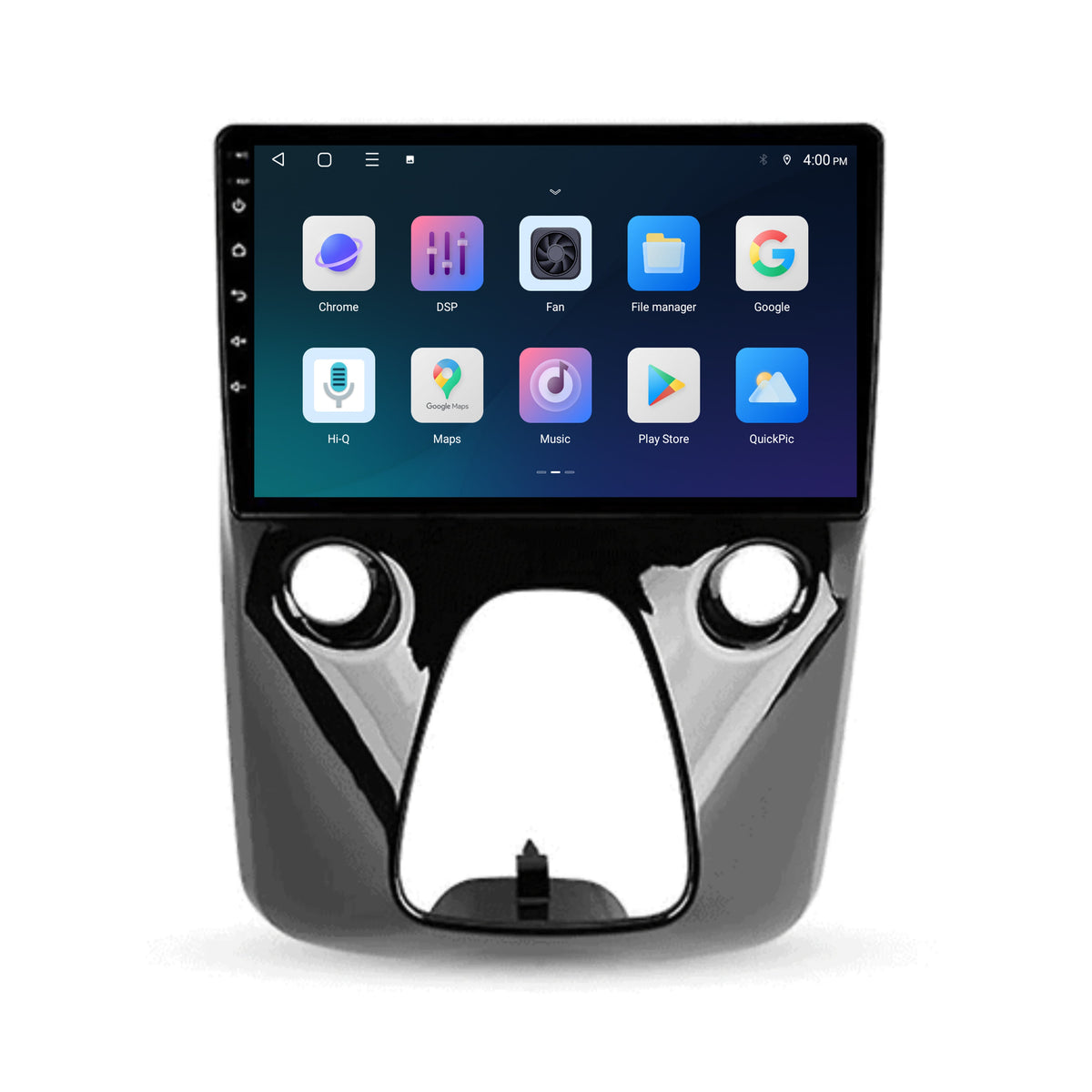 Toyota Aygo CarPlay & Android Auto Radio | 2014 bis 2022 | 9 Zoll | Android 15 | Nur für Klimaautomatik (inkl. Klimabedienteil) | CTX-7263