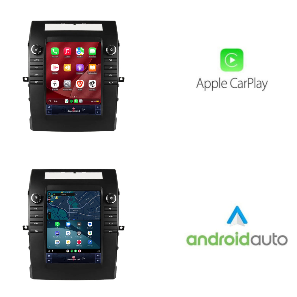 Toyota Corolla CarPlay & Android Auto radio | 2004 t/m 2009 | 9.7 inch | Android 15 | CTX-7417