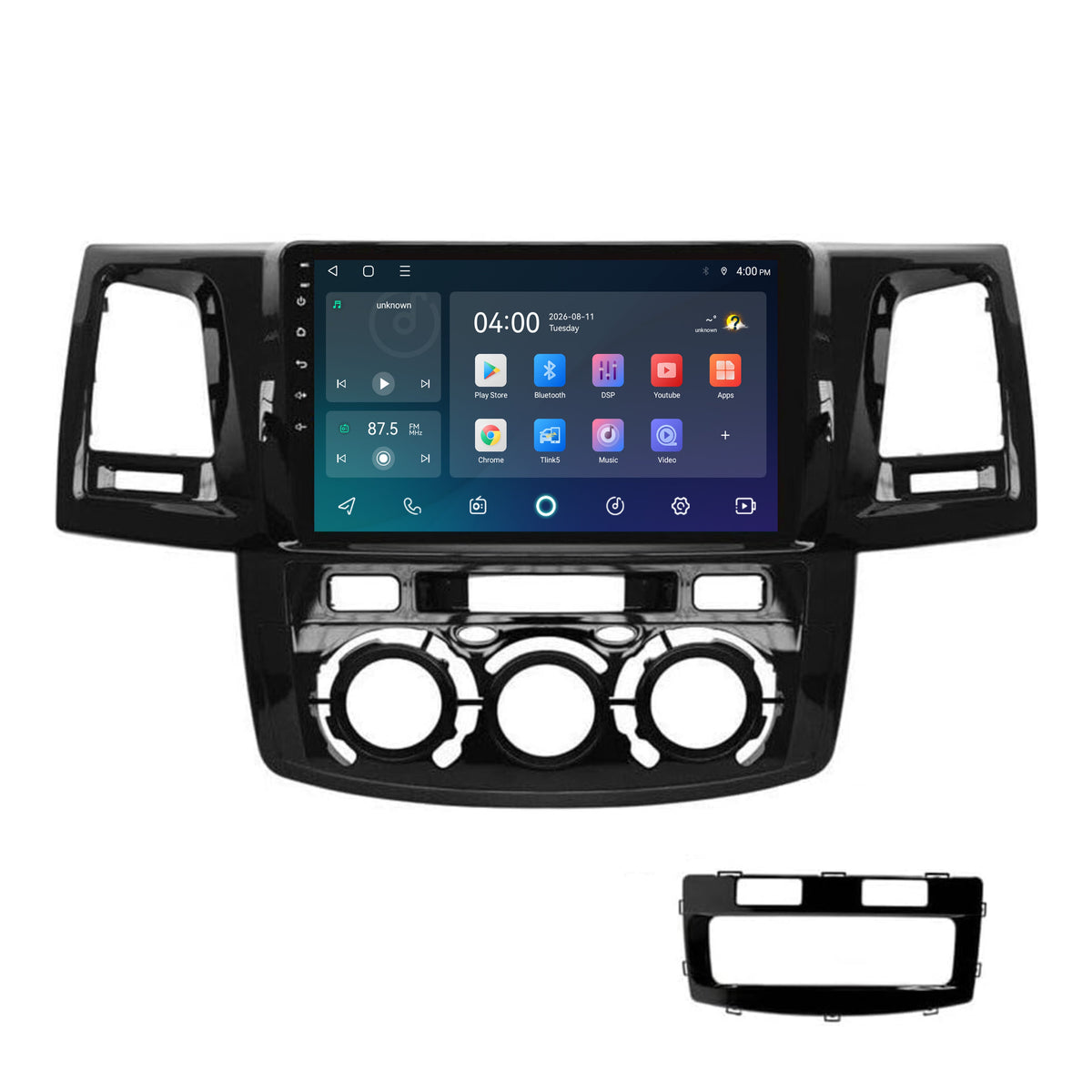 Toyota Hilux CarPlay & Android Auto radio | 2008 t/m 2016 | 9 inch | Android 15 | CTX-7252