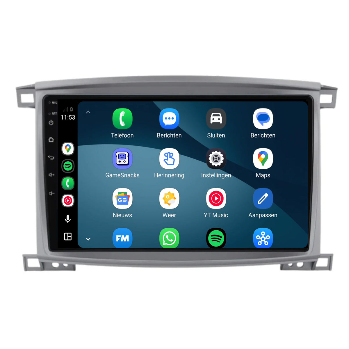 Autoradio CarPlay & Android Auto pour Toyota Land Cruiser 100 | 2005 à 2007 | 9 pouces | Android 15 | CTX-7310