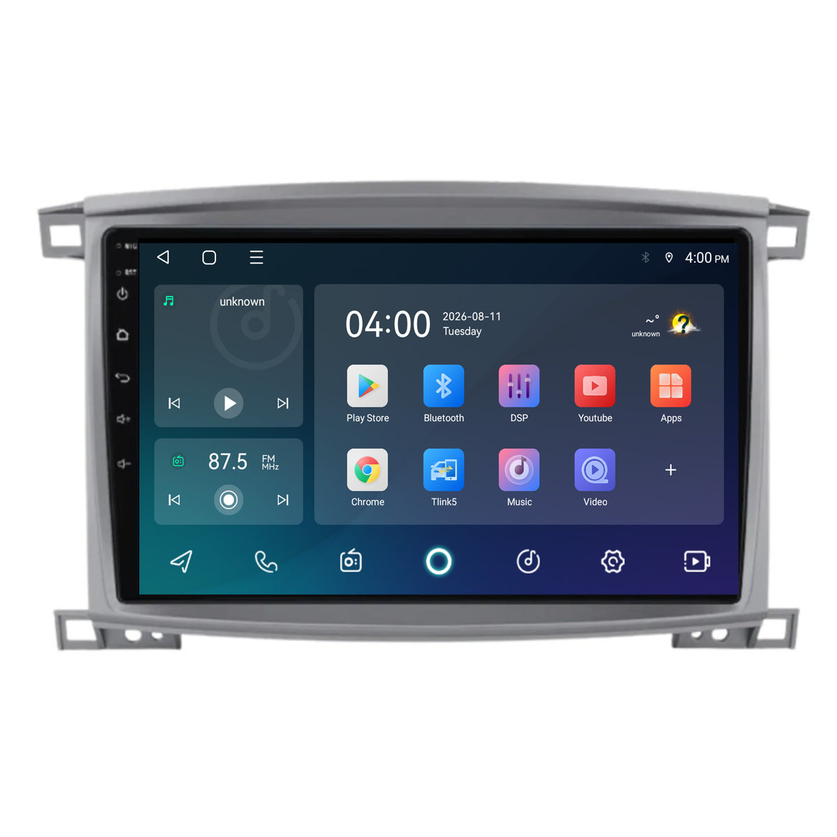 Autoradio CarPlay & Android Auto pour Toyota Land Cruiser 100 | 2005 à 2007 | 9 pouces | Android 15 | CTX-7310