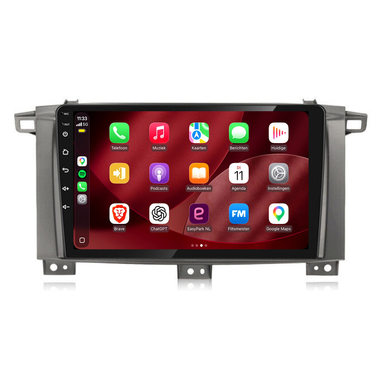 Radio con CarPlay y Android Auto para Toyota Land Cruiser LC100 | 2005 a 2007 | 9 pulgadas | Android 15 | CTX-7338