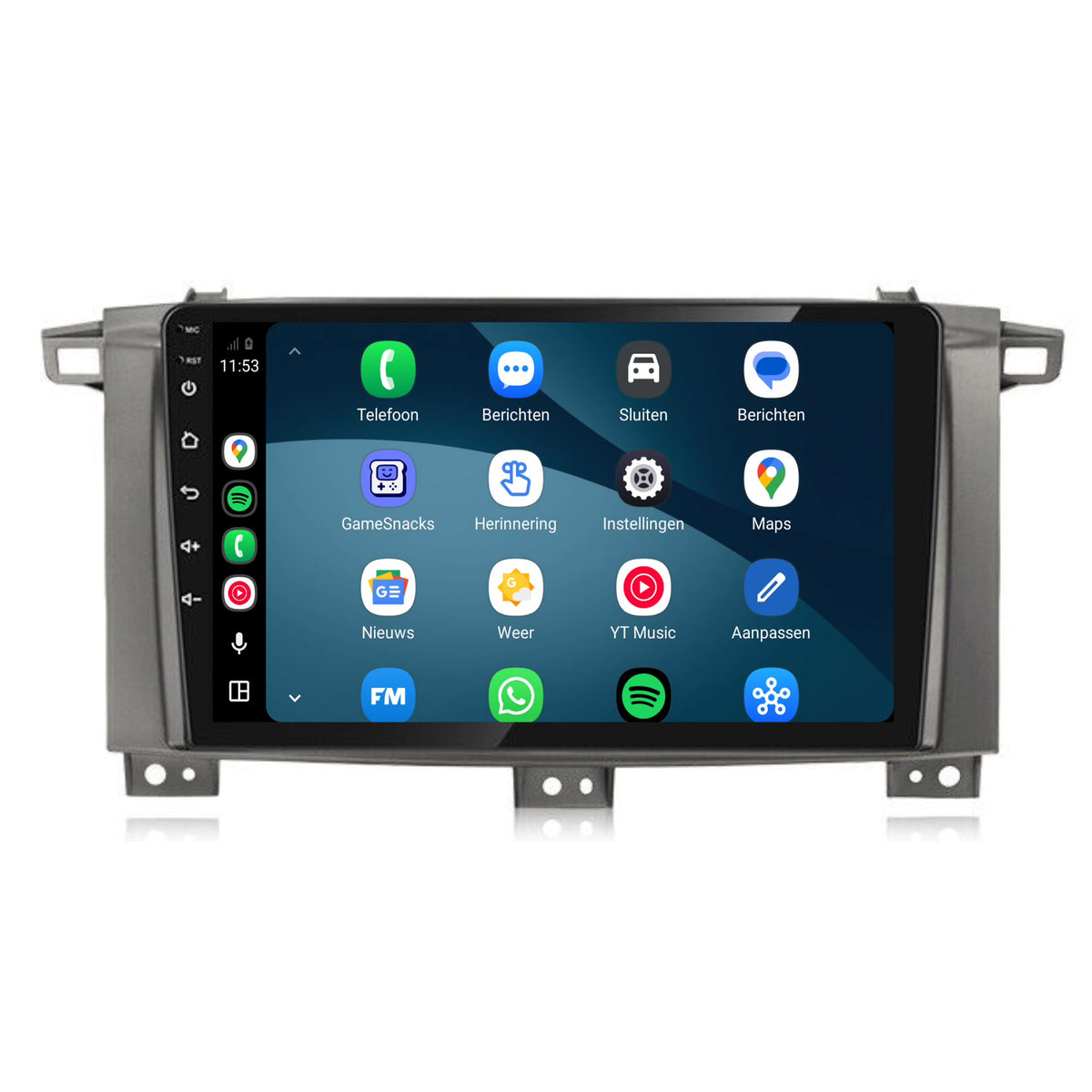 Radio con CarPlay y Android Auto para Toyota Land Cruiser LC100 | 2005 a 2007 | 9 pulgadas | Android 15 | CTX-7338