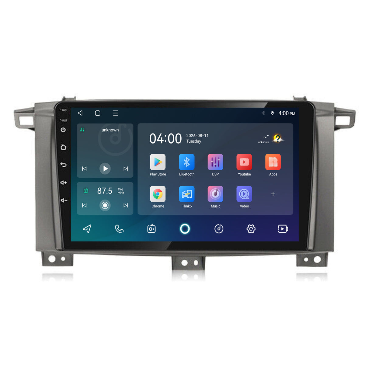 Radio con CarPlay y Android Auto para Toyota Land Cruiser LC100 | 2005 a 2007 | 9 pulgadas | Android 15 | CTX-7338