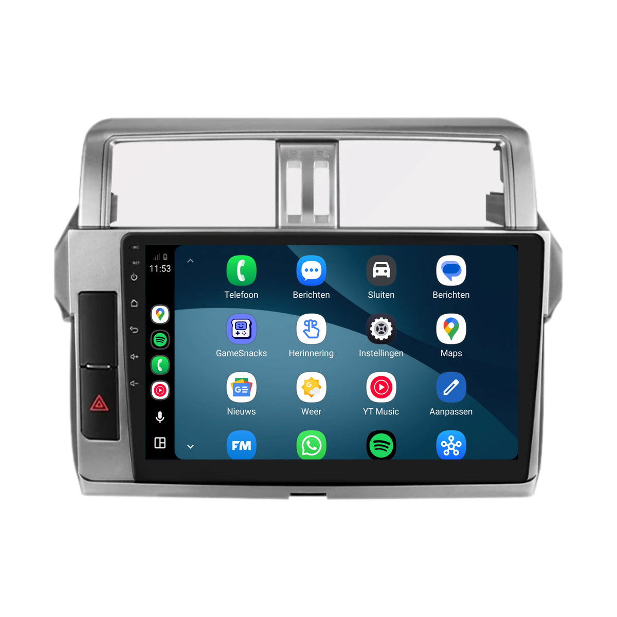 Radio con CarPlay y Android Auto para Toyota Land Cruiser Prado 150 | 2013 a 2017 | 9 pulgadas | Android 15 | CTX-7452
