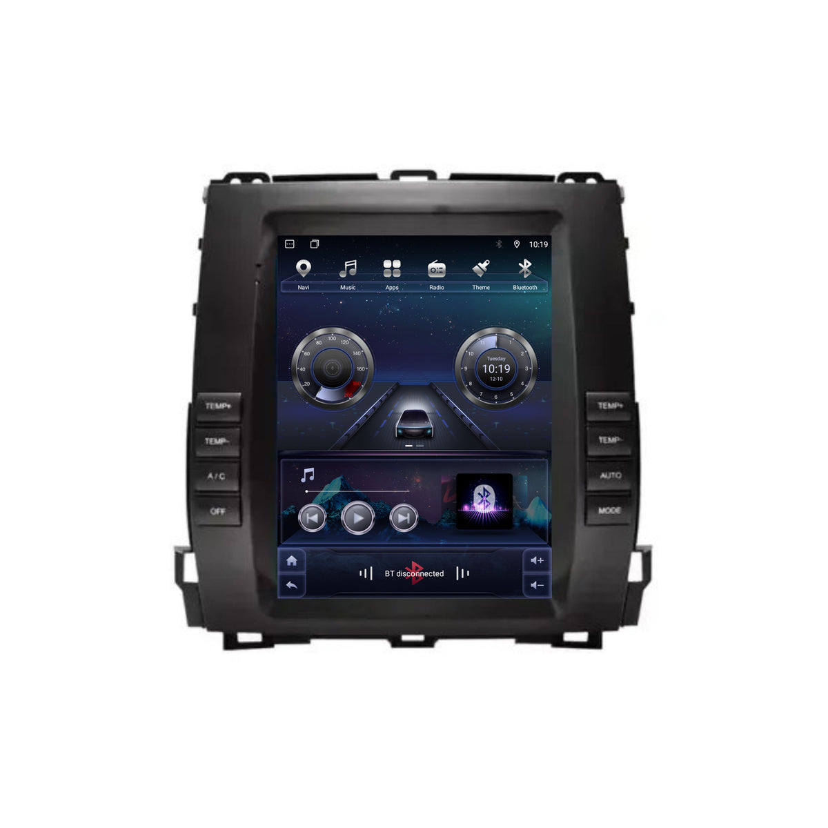 Radio con CarPlay y Android Auto para Toyota Land Cruiser Prado | 2002 a 2009 | 9,7 pulgadas | Android 15 | CTX-7476