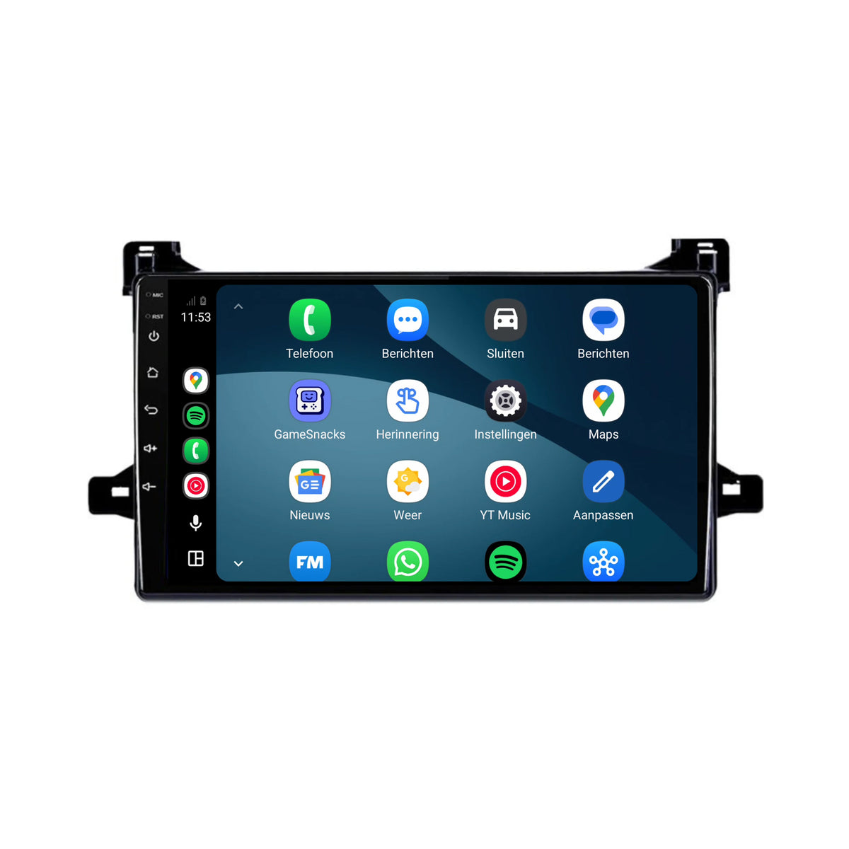 Radio con CarPlay y Android Auto para Toyota Prius | 2016 a 2018 | 9 pulgadas | Android 15 | CTX-7311