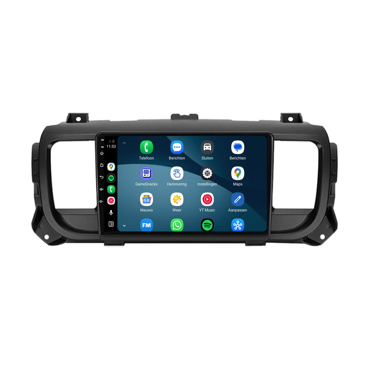 Fiat Scudo CarPlay & Android Auto radio | 2016 t/m 2023 | 9 inch | Android 15 | CTX-7236
