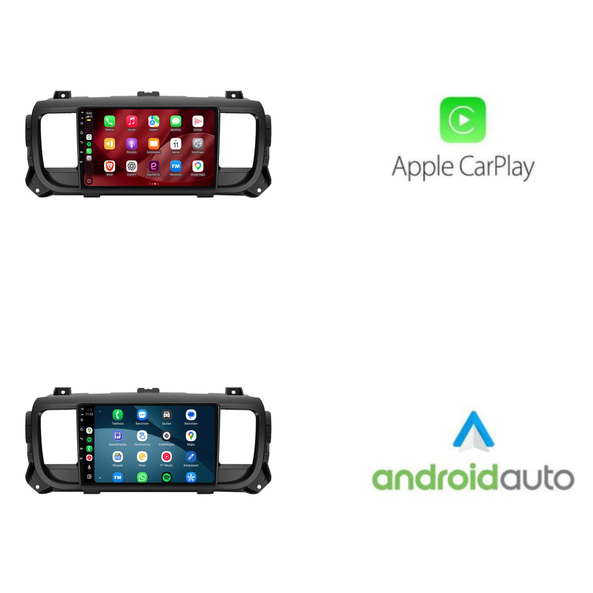 Citroën Spacetourer CarPlay & Android Auto radio | 2016 t/m 2023 | 9 inch | Android 15 | CTX-7234