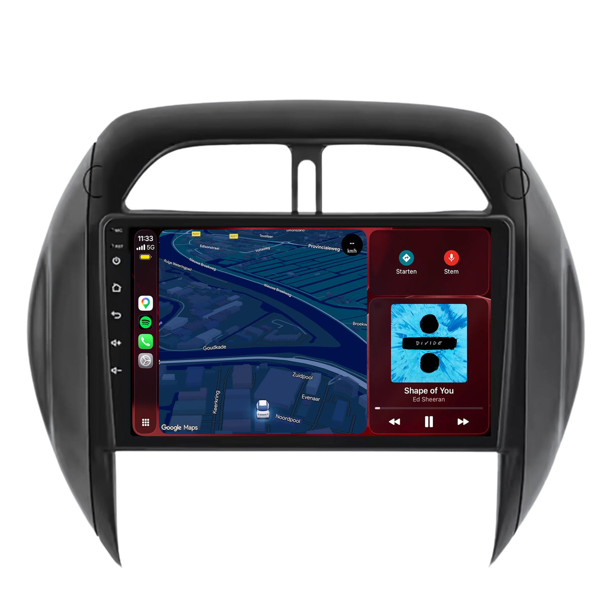 Autoradio Toyota RAV4 CarPlay & Android Auto | 2004 à 2006 | 9 pouces | Android 15