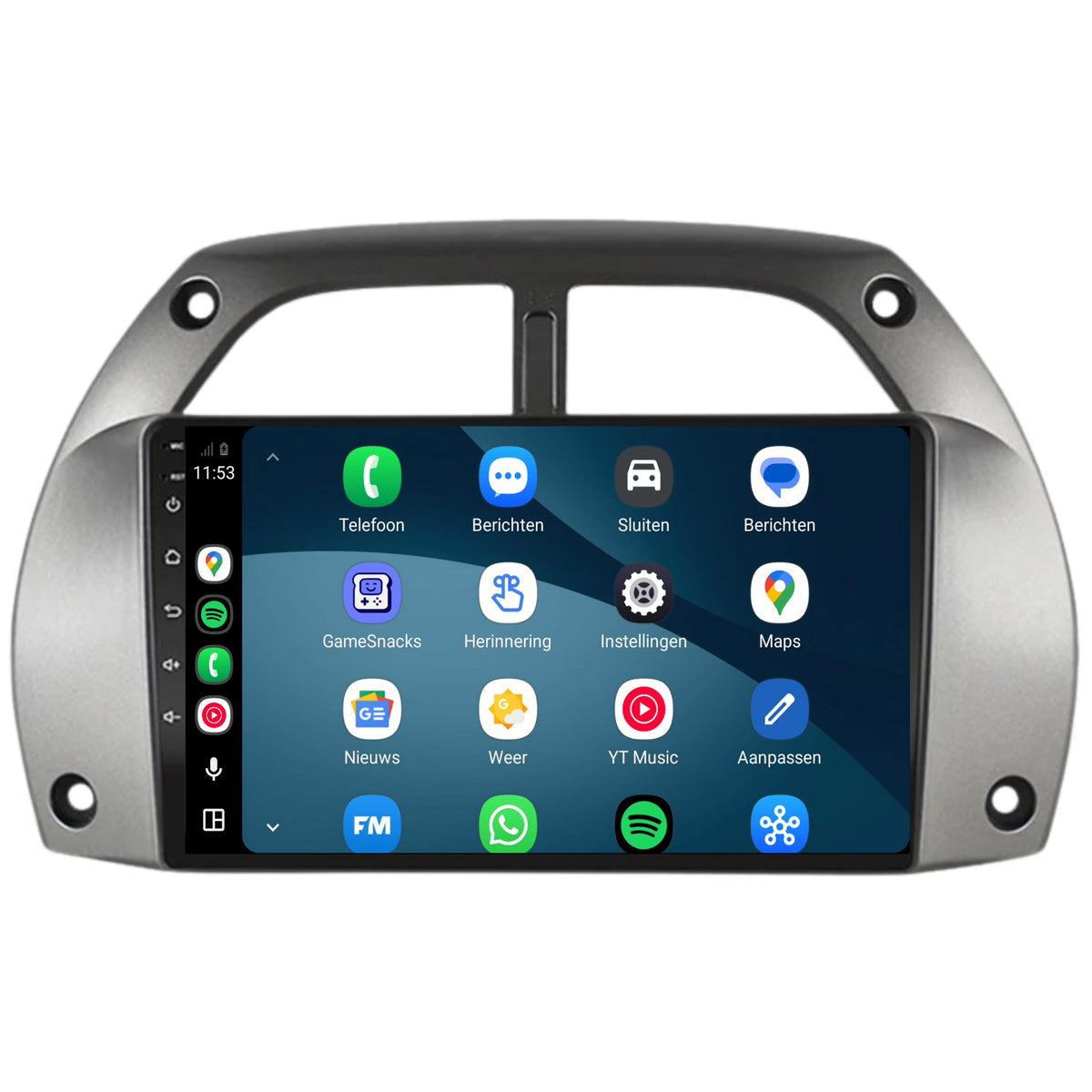 Radio z CarPlay i Android Auto do Toyota RAV4 | 2001–2003 | 9 cali | Android 15 | CTX-7206