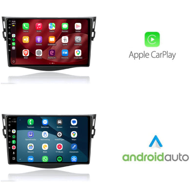 Toyota RAV4 CarPlay & Android Auto radio | 2006 t/m 2013 | 9 inch | Android 15