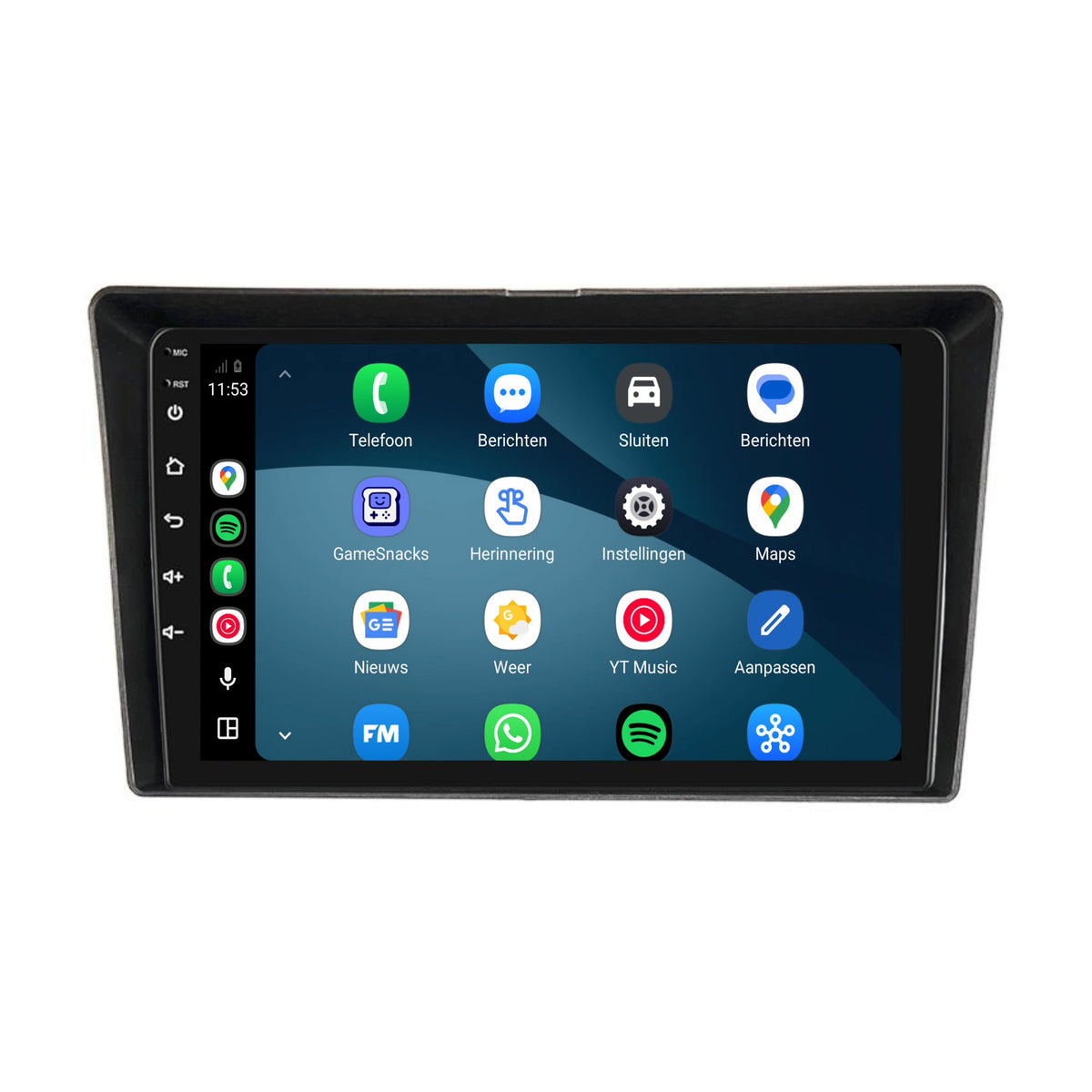 Radio z CarPlay i Android Auto do Toyota Verso-S | 2011–2015 | 9 cali | Android 15 | CTX-7508