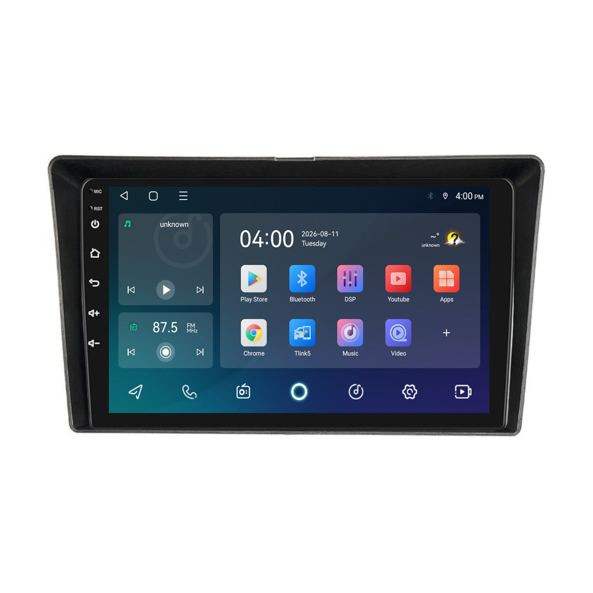 Radio z CarPlay i Android Auto do Toyota Verso-S | 2011–2015 | 9 cali | Android 15 | CTX-7508