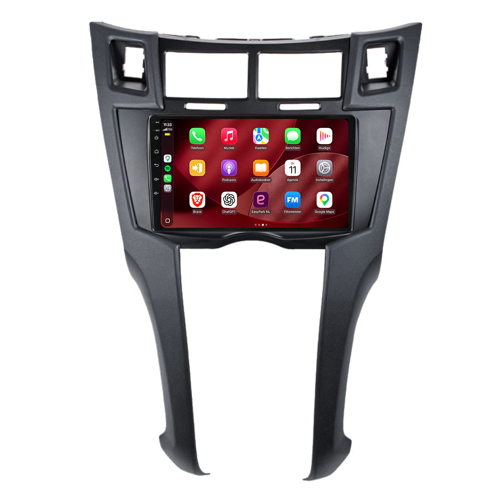 Toyota Yaris CarPlay & Android Auto radio | 2005 t/m 2012 | 9 inch | Android 15 | CTX-7406