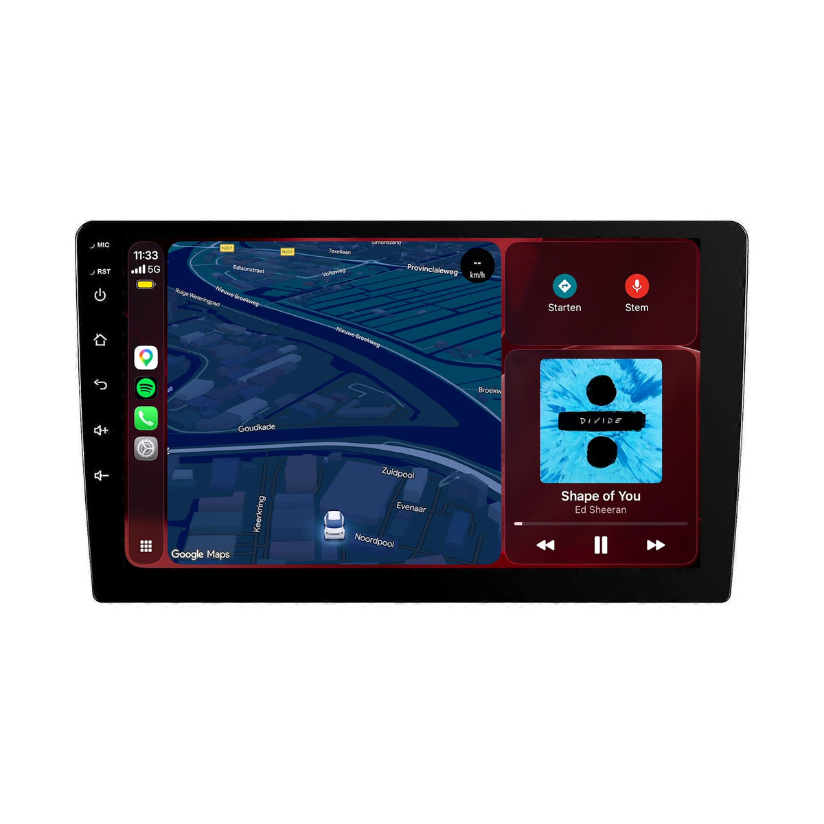 Autoradio CarPlay & Android Auto pour Toyota Yaris | 1999 à 2005 | 9 pouces | Android 15 | CTX-7350