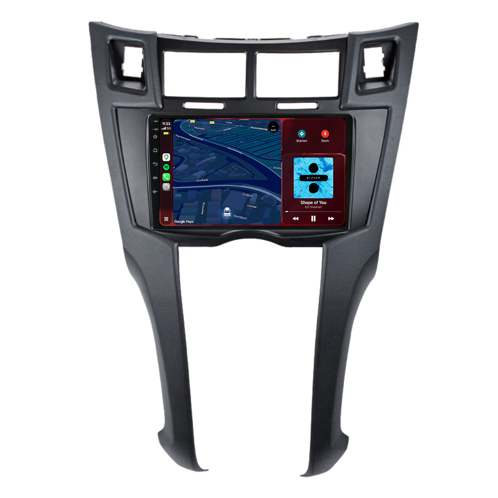Toyota Yaris CarPlay & Android Auto radio | 2005 t/m 2012 | 9 inch | Android 15 | CTX-7406