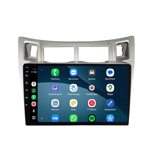 Autoradio CarPlay & Android Auto pour Toyota Yaris | 2005 à 2012 | 9 pouces | Android 15 | CTX-7289