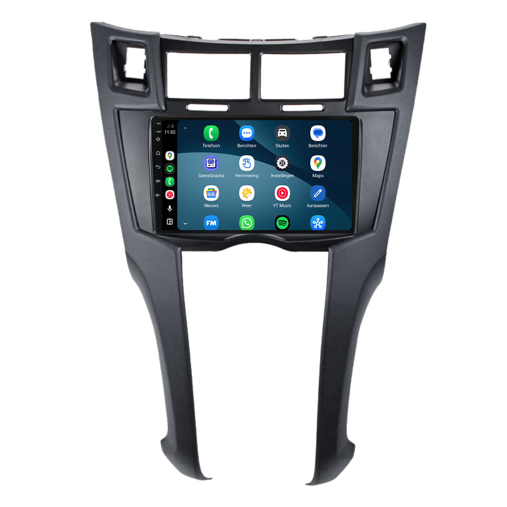 Toyota Yaris CarPlay & Android Auto radio | 2005 t/m 2012 | 9 inch | Android 15 | CTX-7406
