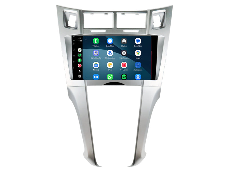 Radio z CarPlay i Android Auto do Toyota Yaris | 2005–2012 | 9 cali | Android 15 | CTX-7405