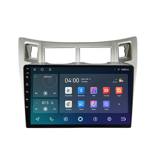 Autoradio CarPlay & Android Auto pour Toyota Yaris | 2005 à 2012 | 9 pouces | Android 15 | CTX-7289