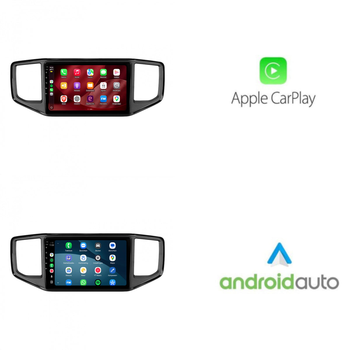 Radio z CarPlay i Android Auto do Volkswagen Amarok | 2016-2022 | 9 cali | Android 15