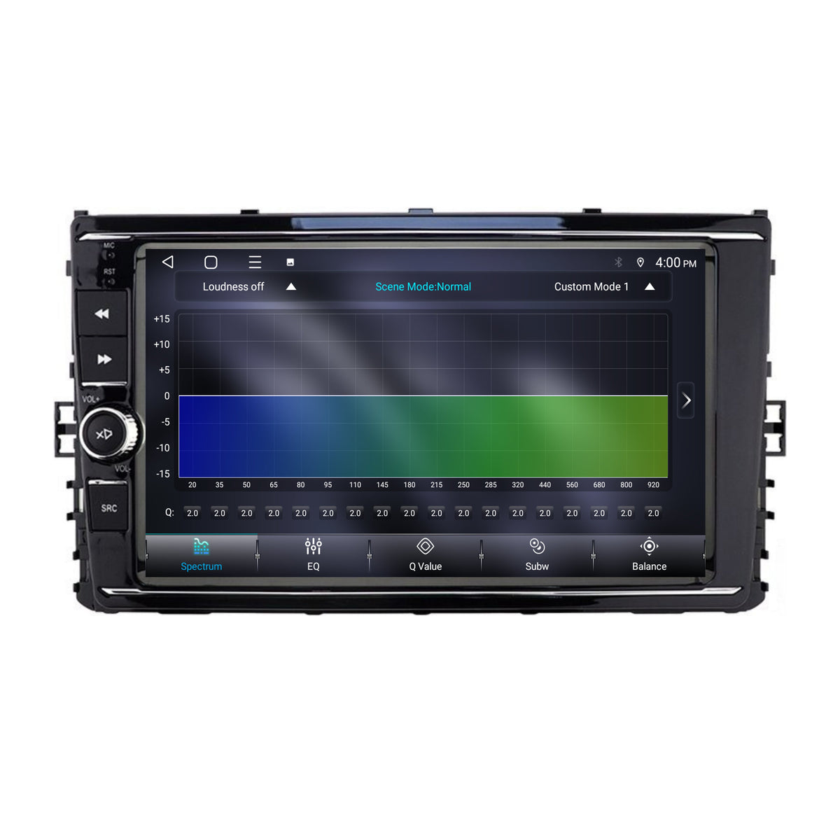 Volkswagen Polo 6 CarPlay & Android Auto radio | 2017 to 2025 | 9 inch | Android 15 | With rotary knob | CTX-7356