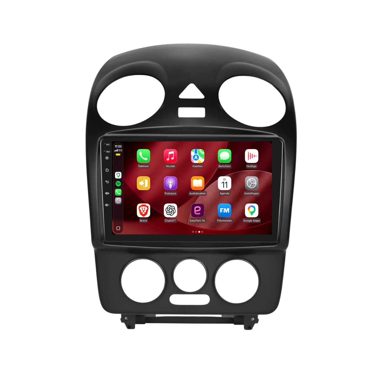 Volkswagen Beetle CarPlay & Android Auto Radio | 2004 bis 2010 | 9 Zoll | Android 15 | CTX-7312