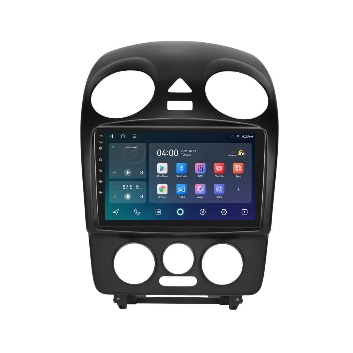 Volkswagen Beetle CarPlay & Android Auto Radio | 2004 bis 2010 | 9 Zoll | Android 15 | CTX-7312