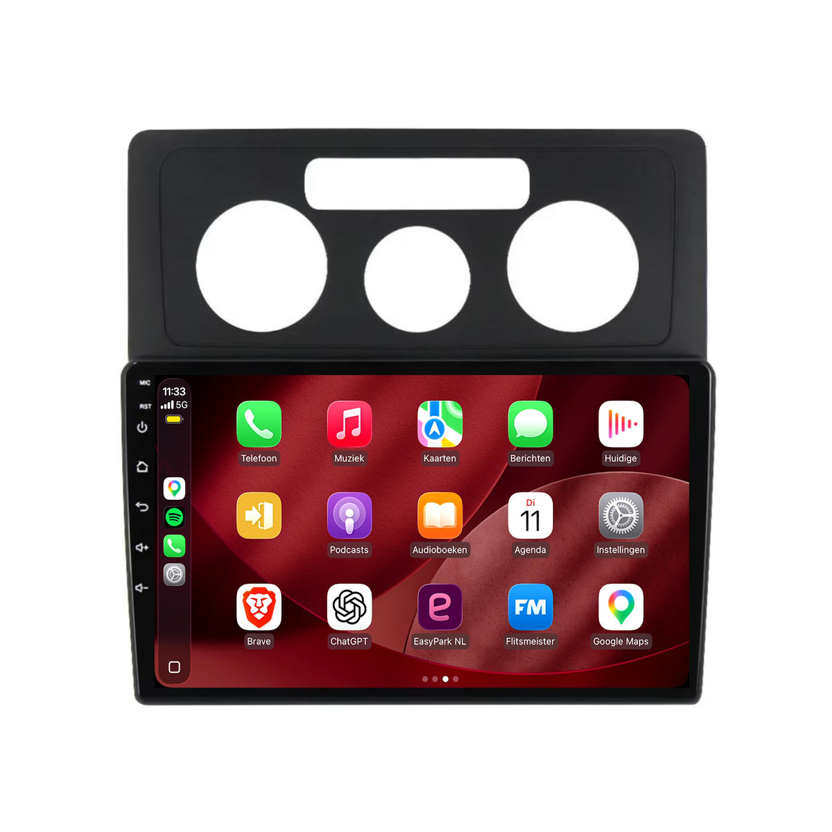 Radio con CarPlay y Android Auto para Volkswagen Caddy | 2010 a 2015 | 10 pulgadas | Android 15 | CTX-7241