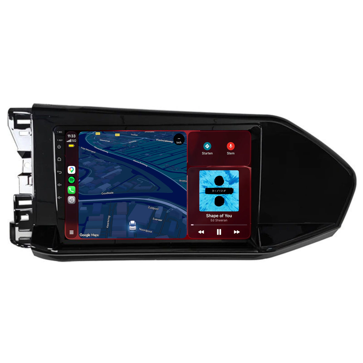 Radio con CarPlay y Android Auto para Volkswagen Caddy | 2020 a 2025 | 9 pulgadas | Android 15 | CTX-7388