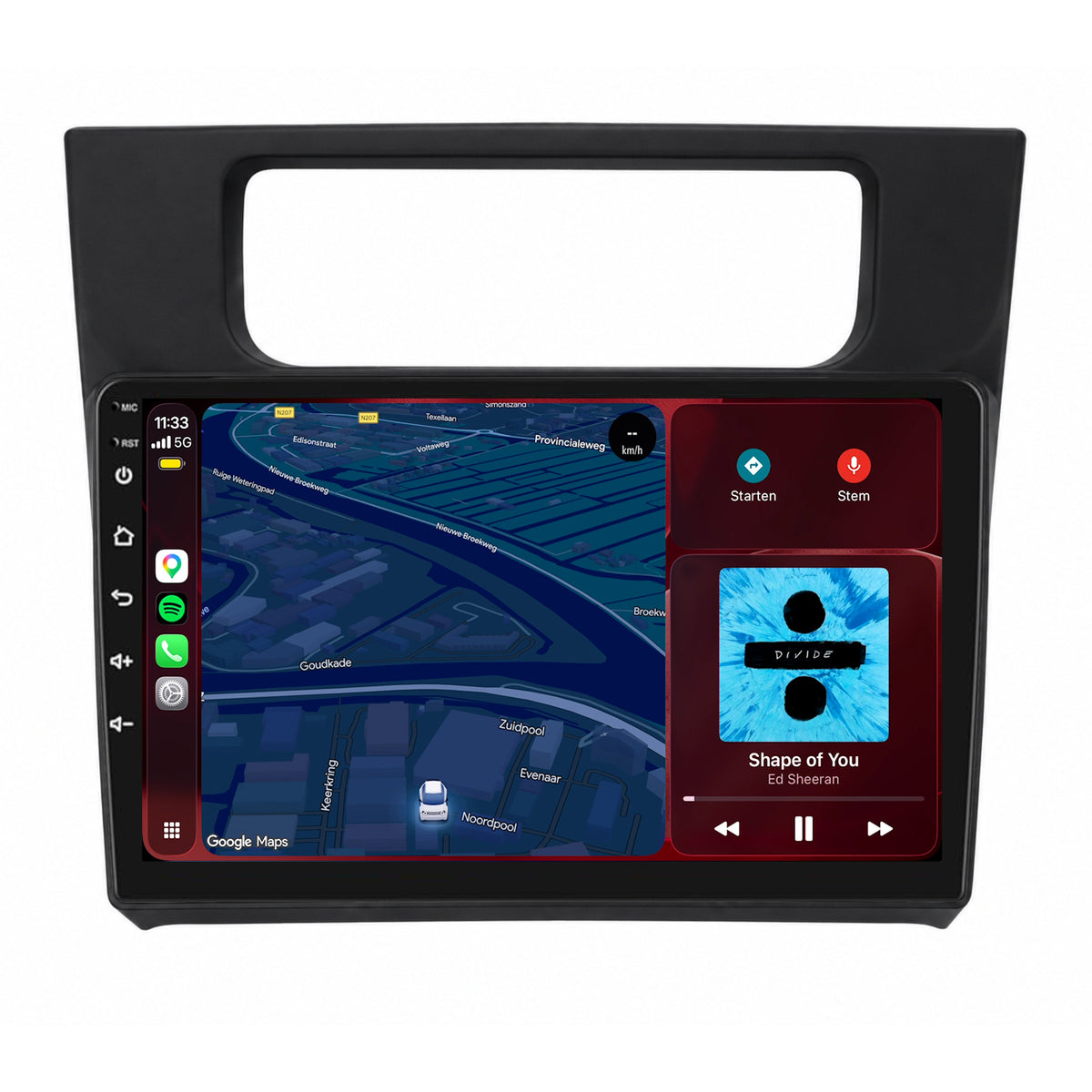 Autoradio CarPlay & Android Auto per Volkswagen Caddy | 2015-2018 | 9 pollici | Android 15 | CTX-7442