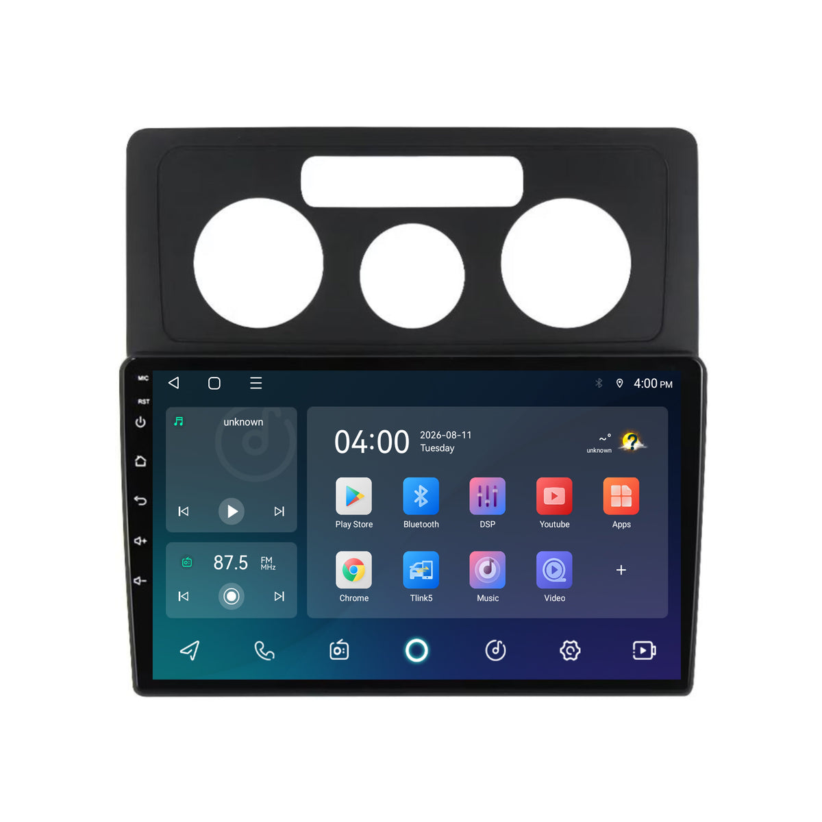Radio con CarPlay y Android Auto para Volkswagen Caddy | 2010 a 2015 | 10 pulgadas | Android 15 | CTX-7241